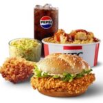 زنجر بوكس( زنجر ساندوتش قطعه ورز وكلوسلو ومشروب)