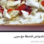 ساندوتش قشطه ومربي
