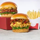 بوكس بريوش مكس بيف ودجاج 2 ساندوتش