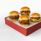 بوكس بريوش مكس بيف ودجاج 4 ساندوتش