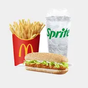 تشيكن فيليه سبايسى وجبة وسط