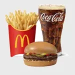 دوبل بيف برجر وجبة كبيرة