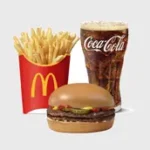 دوبل بيف برجر وجبة وسط