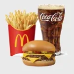 دوبل تشيز برجر وجبة كبيرة