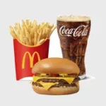 دوبل تشيز برجر وجبة وسط