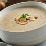 شوربه مشروم بالكريمه