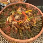 طاجن ورق عنب بالعكاوي
