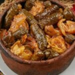 طاجن ورق عنب بالكوارع